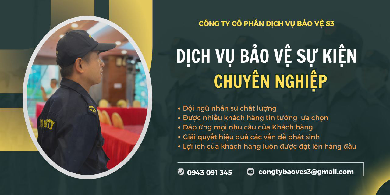 Bảo vệ sự kiện chuyên nghiệp