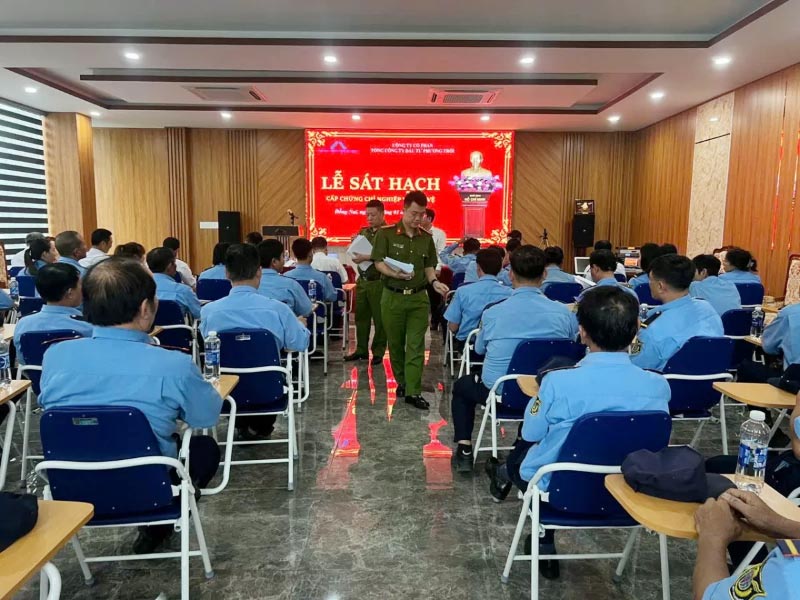 Nhận sự Tổng Công ty Đầu tư Phương Trời tham gia khảo hạch. sat-hach-bao-ve-tai-cong-ty-phuong-troi-2